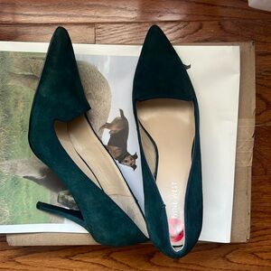 Nine West Suede Teal High Heel